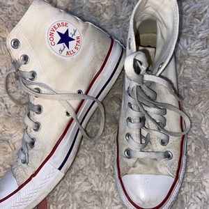 Hightop white converse